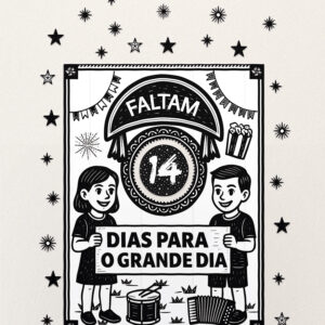 Cartaz Contagem Regressiva Cordel