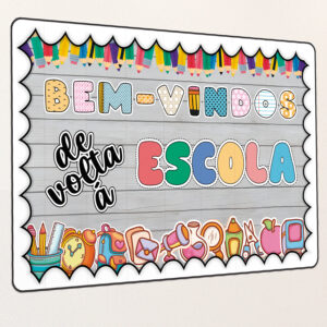 Painel Bem-vindos de Volta à Escola