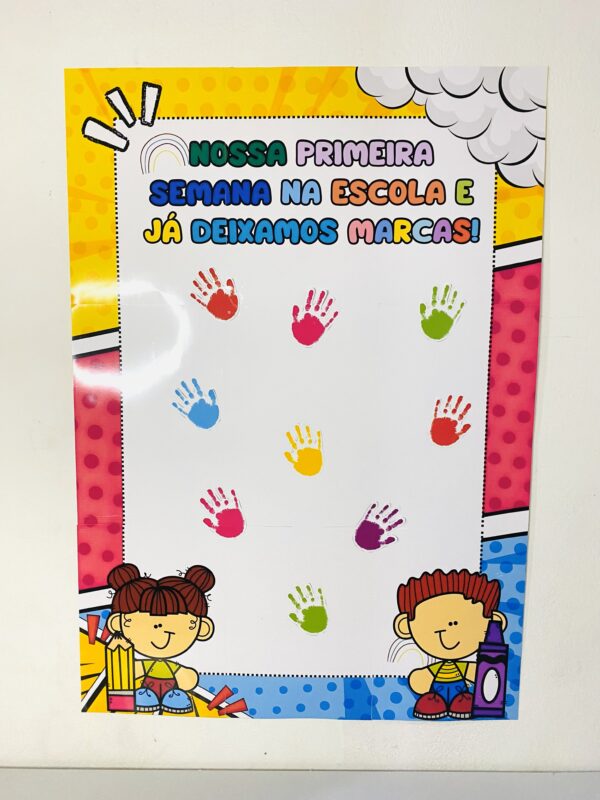 Painel Interativo Nossa Primeira Semana - Arte e Acolhimento