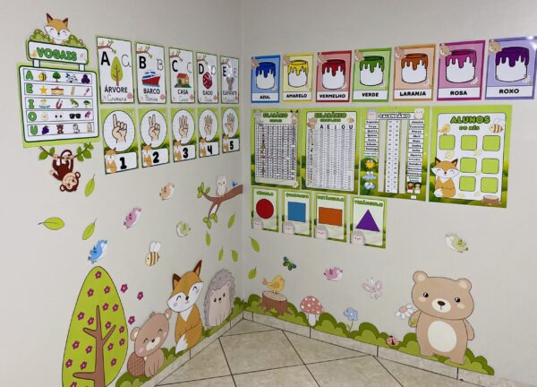 Kit Sala Tema Floresta