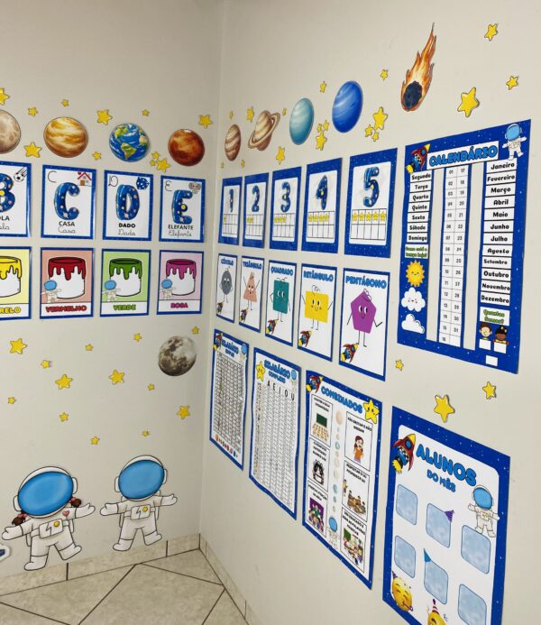 Kit Sala Espaço Astronauta