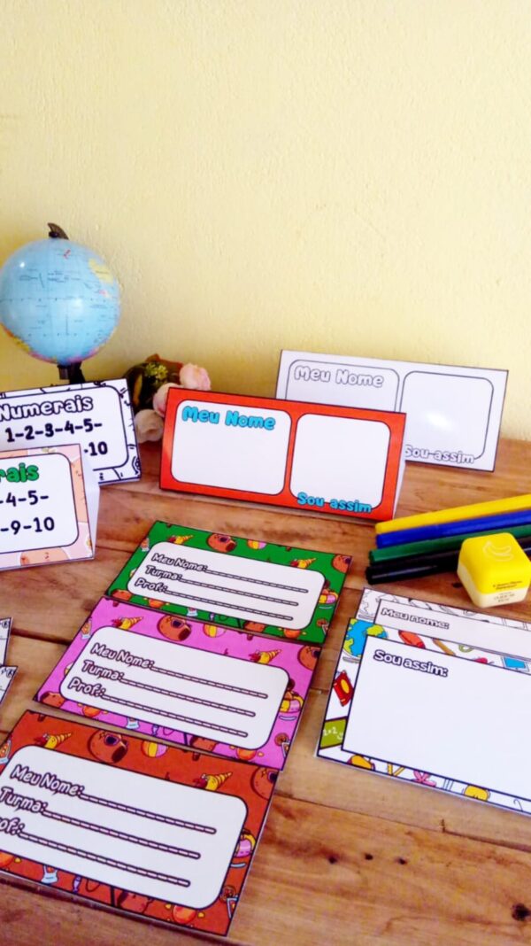 Kit Crachás do Aluno - Interativo